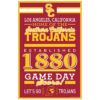 USC Trojans Sign 11×17 Wood Established Design – Special Order