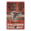 Atlanta Falcons Sign 11×17 Wood Slogan Design