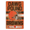 Cleveland Browns Sign 11×17 Wood Slogan Design