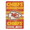 Kansas City Chiefs Sign 11×17 Wood Slogan Design