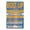 Los Angeles Chargers Sign 11×17 Wood Slogan Design