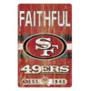 San Francisco 49ers Sign 11×17 Wood Slogan Design