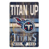 Tennessee Titans Sign 11×17 Wood Slogan Design