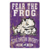 TCU Horned Frogs Sign 11×17 Wood Slogan Design