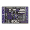 Colorado Rockies Sign 11×17 Wood Wordage Design