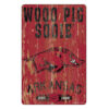 Arkansas Razorbacks Sign 11×17 Wood Slogan Design