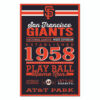 San Francisco Giants Sign 11×17 Wood Established Design