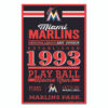 Miami Marlins Sign 11×17 Wood Established Design – Special Order