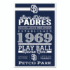 San Diego Padres Sign 11×17 Wood Established Design – Special Order