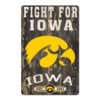 Iowa Hawkeyes Sign 11×17 Wood Slogan Design