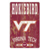 Virginia Tech Hokies Sign 11×17 Wood Slogan Design