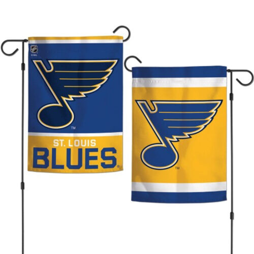 St. Louis Blues Flag 12×18 Garden Style 2 Sided