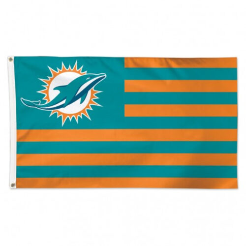 Miami Dolphins Flag 3×5 Deluxe Americana Design