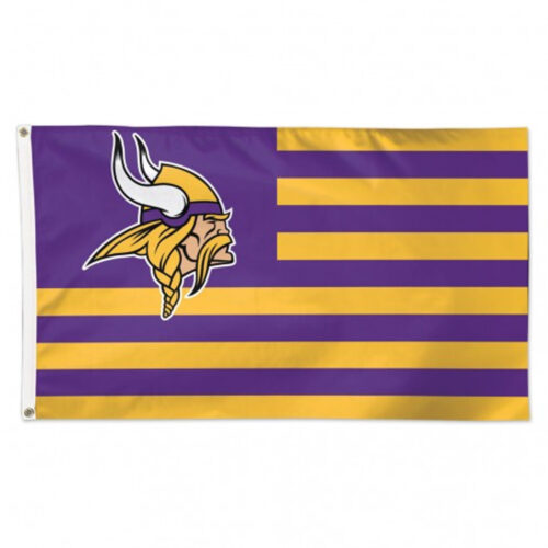 Minnesota Vikings Flag 3×5 Deluxe Americana Design