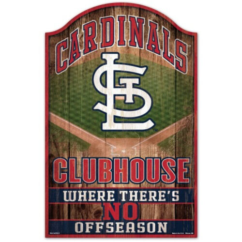 St. Louis Cardinals Sign 11×17 Wood Fan Cave Design