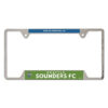 Seattle Sounders License Plate Frame Metal Special Order