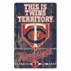 Minnesota Twins Sign 11×17 Wood Slogan Design