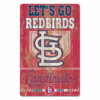 St. Louis Cardinals Sign 11×17 Wood Slogan Design