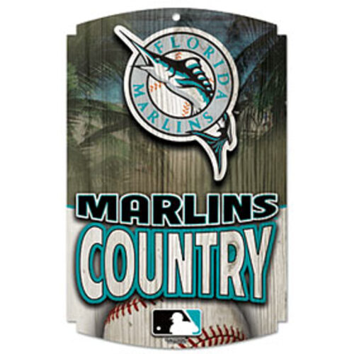 Florida Marlins Wood Sign – Country – Special Order