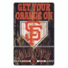 San Francisco Giants Sign 11×17 Wood Slogan Design