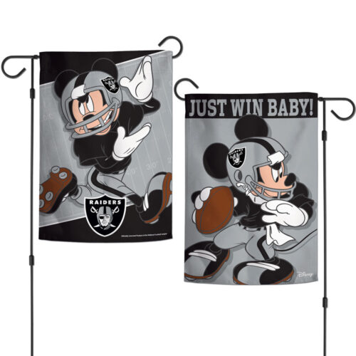 Las Vegas Raiders Flag 12×18 Garden Style 2 Sided Disney – Special Order