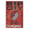 Portland Trail Blazers Sign 11×17 Wood Slogan Design