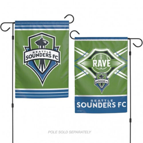 Seattle Sounders Flag 12×18 Garden Style 2 Sided