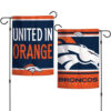 Denver Broncos Flag 12×18 Garden Style 2 Sided Slogan Design – Special Order