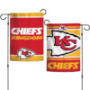 Kansas City Chiefs Flag 12×18 Garden Style 2 Sided Slogan Design