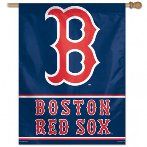 Boston Red Sox Banner 28×40 Vertical Logo Design