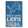 Detroit Lions Sign 11×17 Wood Proud to Support Design