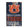 Auburn Tigers Sign 11×17 Wood Proud to Support Design