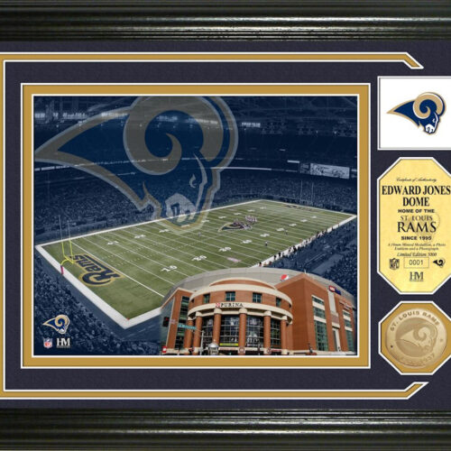 St. Louis Rams Single Coin Stadium Photo Mint