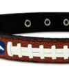 Denver Broncos Pet Collar Leather Classic Football Size Large Super Bowl 50 Champ