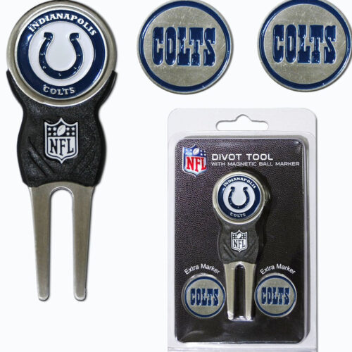 Indianapolis Colts Golf Divot Tool with 3 Markers