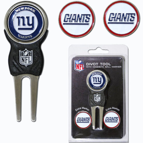 New York Giants Golf Divot Tool with 3 Markers