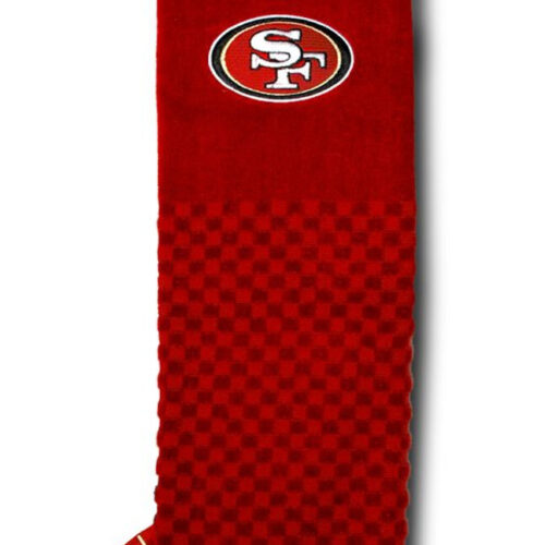 San Francisco 49ers 16″x22″ Embroidered Golf Towel – Special Order