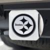 Pittsburgh Steelers Hitch Cover Chrome Emblem on Chrome – Special Order