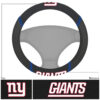 New York Giants Steering Wheel Cover Mesh/Stitched