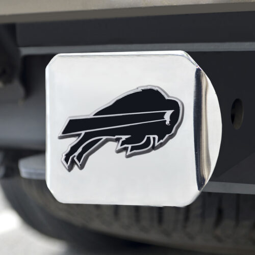 Buffalo Bills Hitch Cover Chrome Emblem on Chrome – Special Order