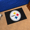 Pittsburgh Steelers Rug 19×30 Starter Style Logo Design – Special Order