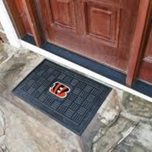 Cincinnati Bengals Door Mat 19×30 Medallion – Special Order