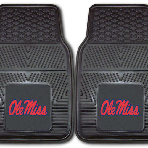 Mississippi Rebels Heavy Duty 2-Piece Vinyl Car Mats – Special Order