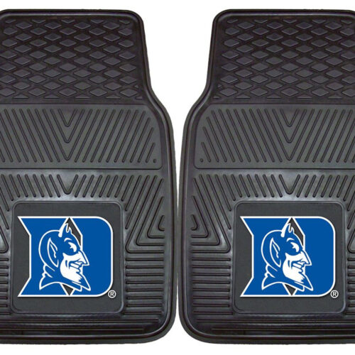 Duke Blue Devils Heavy Duty 2-Piece Vinyl Car Mats