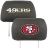 San Francisco 49ers Headrest Covers FanMats