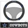 Dallas Cowboys Steering Wheel Cover Mesh/Stitched