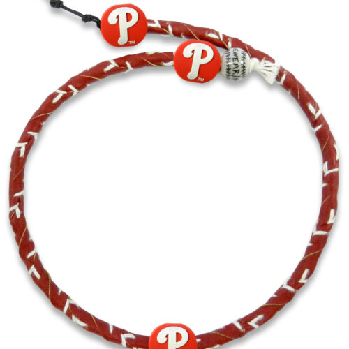 Philadelphia Phillies Necklace Frozen Rope Team Color Baseball CO