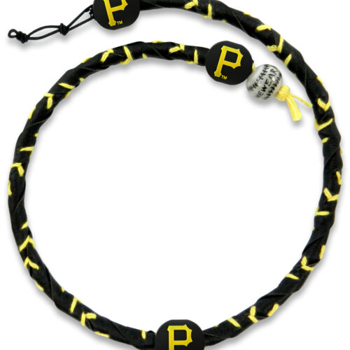 Pittsburgh Pirates Necklace Frozen Rope Team Color Baseball CO