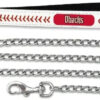 Arizona Diamondbacks Pet Leash Leather Chain Baseball Size Large