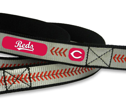 Cincinnati Reds Pet Leash Reflective Baseball Size Small CO